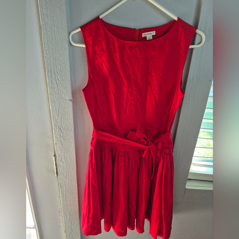 Crewcuts Vibrant Red Mini Dress